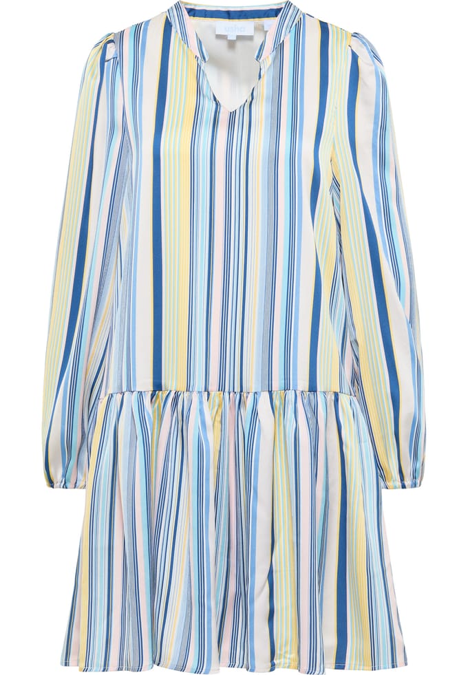 usha BLUE LABEL midi-jurk met strepen qisha