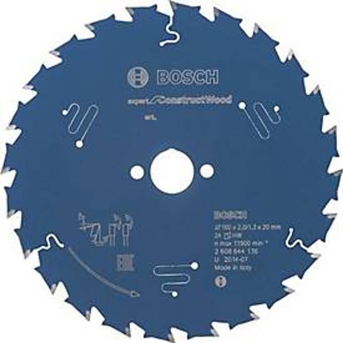Bosch Accessories Expert for Construct Wood 2608644136 Cirkelzaagblad 160 x 20 x 1.3 mm Aantal tanden: 24 1 stuk(s)