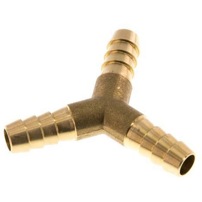 9 mm Messing Y-Slangkoppeling [2 Stuks]