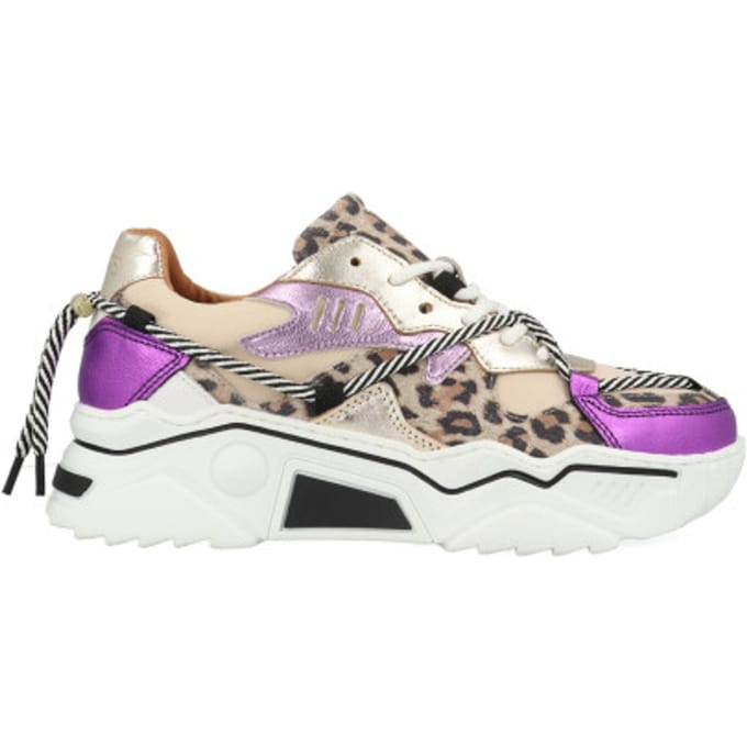 Dames Sneakers Dwrs Jupiter Leopard Sand/purple Zand - Maat 38