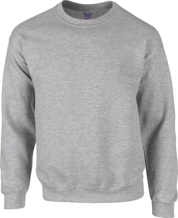 Russell - Crewneck Unisex Sweatshirt - Sport Grey (Heather) maat S