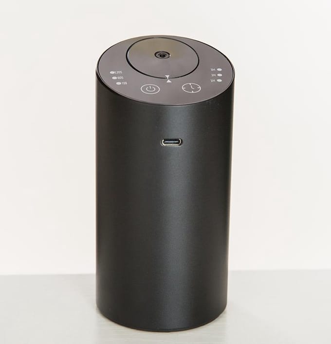 Auto parfum diffuser - Auto Parfum - Draadloos - Kleur Zwart