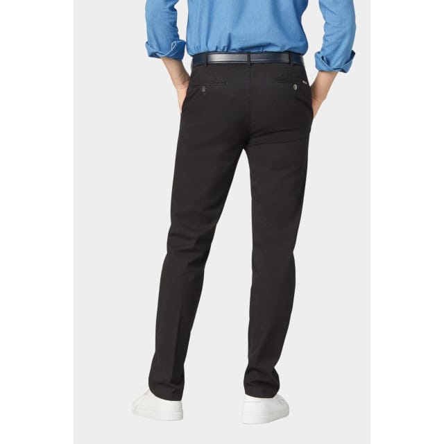 Meyer Broek Bonn Constant Color Cotton Flat-Front Zwart / male