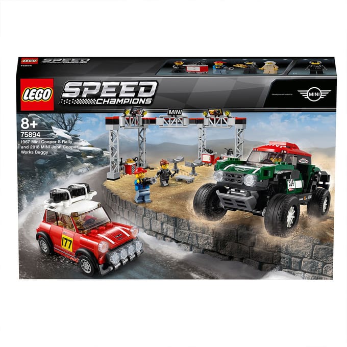 LEGO Snelheid Kampioenen: Mini Cooper rally & buggy auto speelgoed (75894)