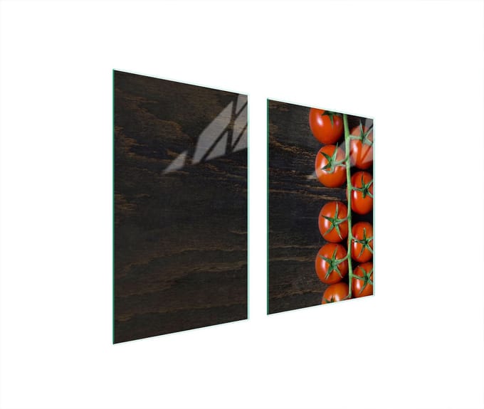 TMK ArtDeko - Snijplank - Glas - 65x52 cm - Pomidor Patroon