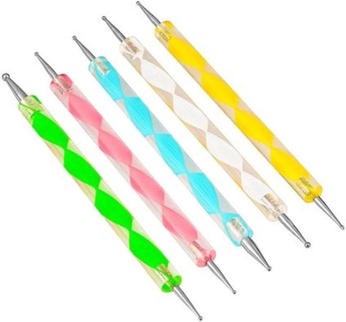 *** 5 Dotting tools voor dot painting - stippennen, stipstokjes, mandala dotting art en meer - Hobby van Heble® ***
