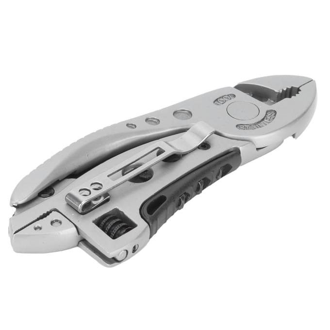 Multitool Verstelbare Moersleutel Schroevendraaierbits Tangen Survival Nooduitrusting Montage white