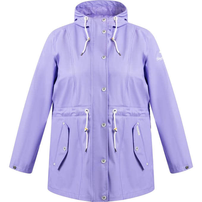 Schmuddelwedda Grote maat regenjas bridgeport Dames LILA-280