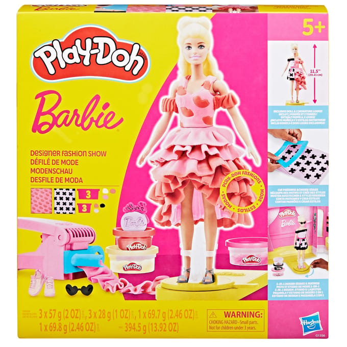 Play-Doh Barbie Designer Modeshow Speelset - Boetseerklei