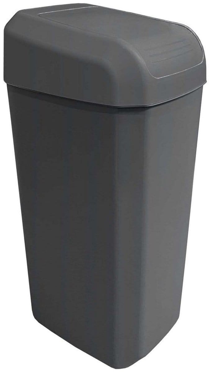 Denox Troya 45l Prullenbak Zwart