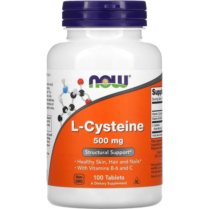 Now Foods L-Cystine 500mg - 100 Tabletten