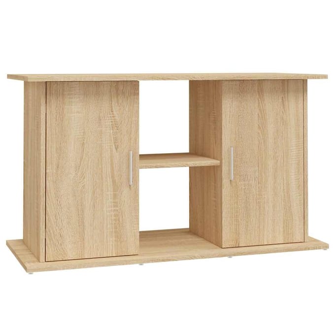 vidaXL - Aquariumstandaard - Sonoma - Eiken - 101x41x58 - cm - Bewerkt - Hout