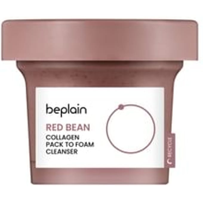 beplain - Red Bean Collagen Pack To Foam Cleanser 100ml