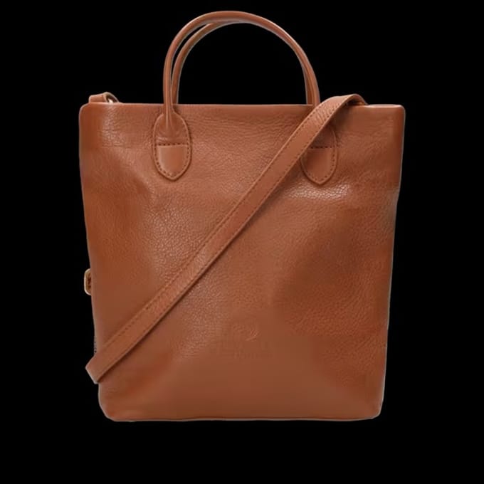 Vicky Handbag Cognac Leather