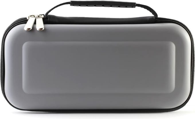 Aerocase Etui Hoes geschikt voor Nintendo Switch - Switch OLED Zilver