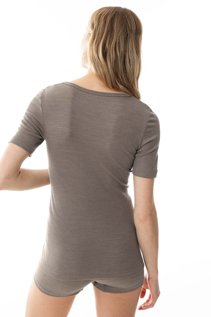 T-shirt Serie Wool Love Deep Taupe