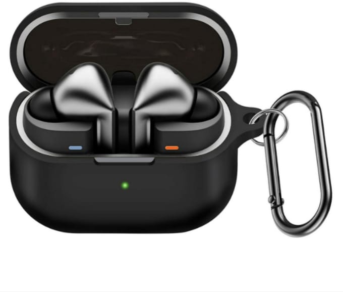 Beschermende Siliconen Case Geschikt voor Samsung Galaxy Buds3/Buds3 Pro met Karabijnhaak