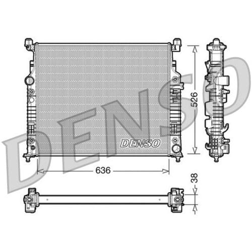 Motorradiateur  DENSO DRM17006