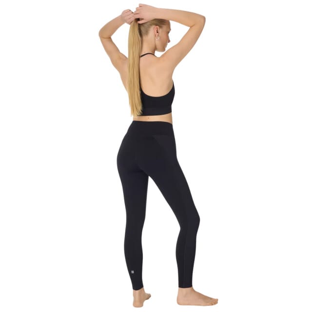 Sweaty Betty Ultimate Studio Ribbed Leggings ZWART - Maat XL