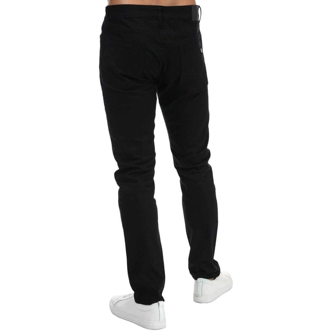 Weekend Offender Heren Tapered Jeans (Zwart)