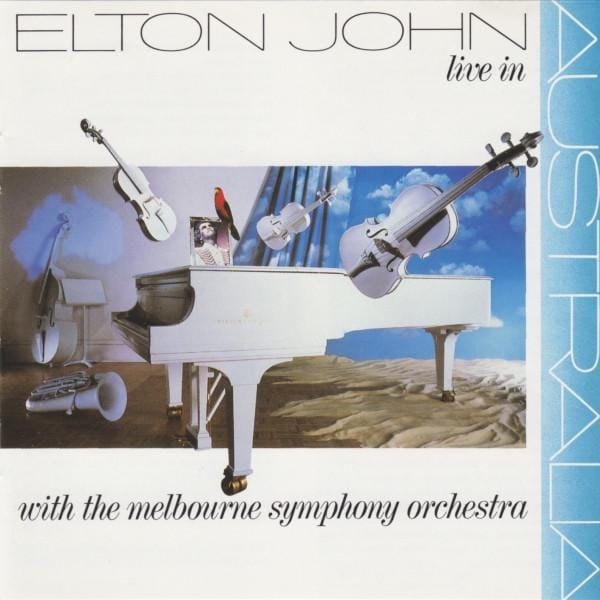 CD ELTON JOHN  Live In Australia With The Melbour MCAD8022 MCA Records 1987 US Rock Occasion gray