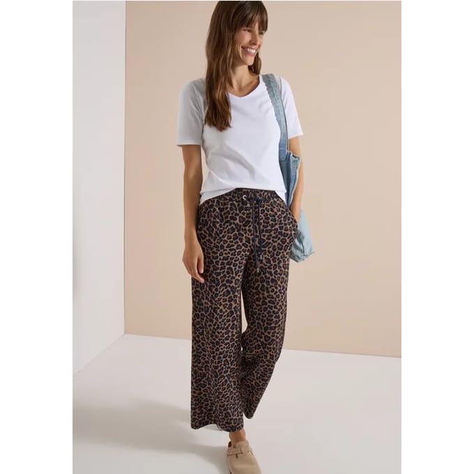 Broek met Wide Leg pijpen van Silk-Touch-kwaliteit