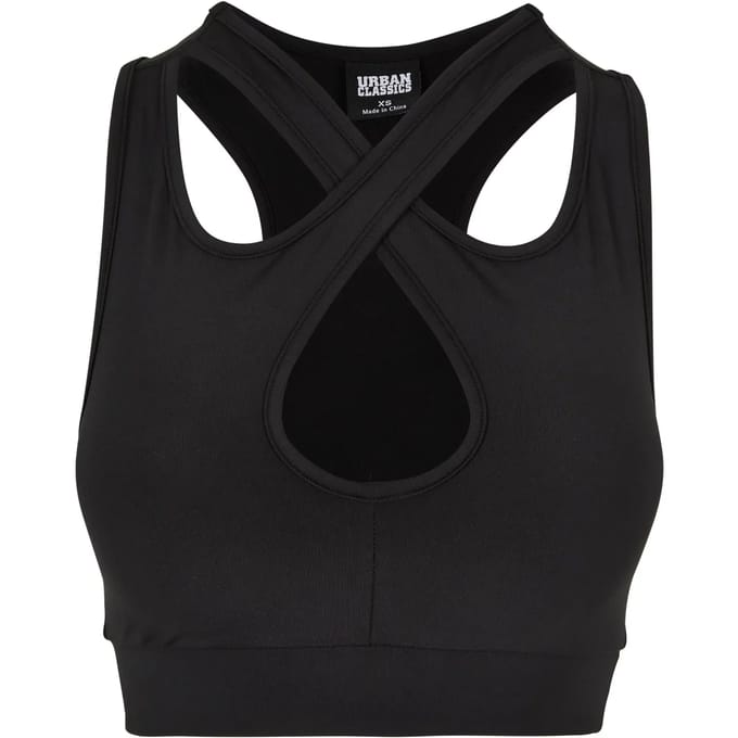Urban Classics - Crossed SportBH - XS - Zwart