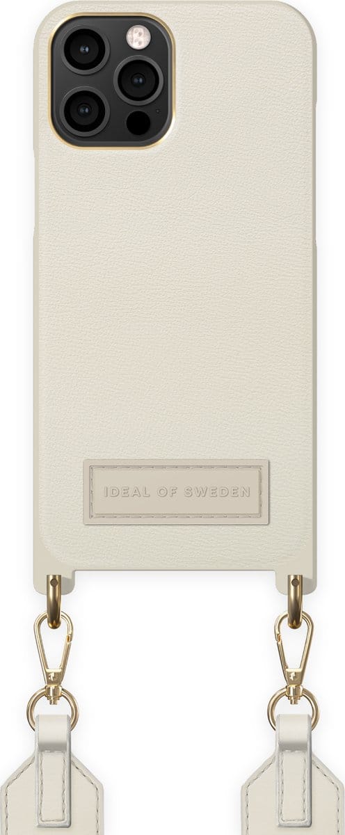iDeal of Sweden Athena Necklace Case iPhone 12 Pro Max Ecru