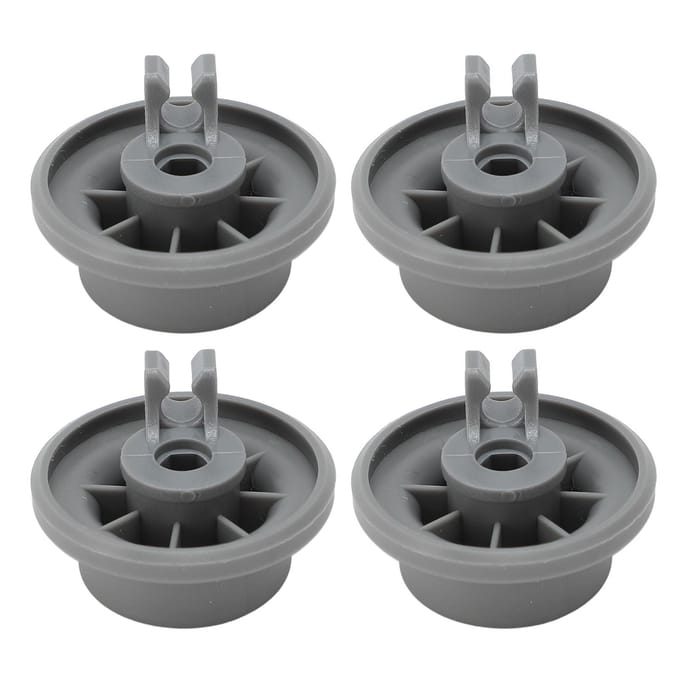 4 STUKS Vaatwasser Onderrek Wielen voor Neff 165314 Onderkorf Rail Vervangende Roller black