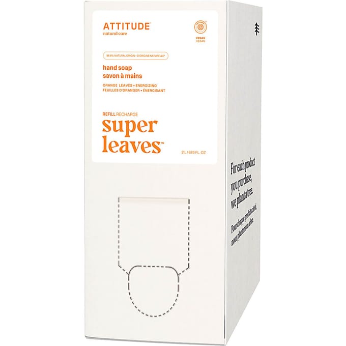 Attitude Bulk2 Go 2l Super Leaves Natuurlijke Handzeep - Orange Leaves