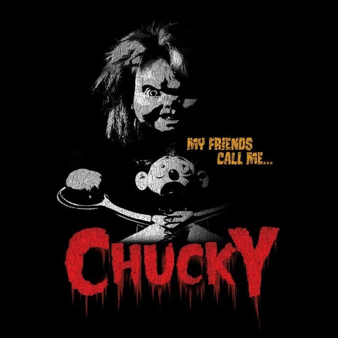 Chucky My Friends Call Me Chucky T-shirt - Zwart - M