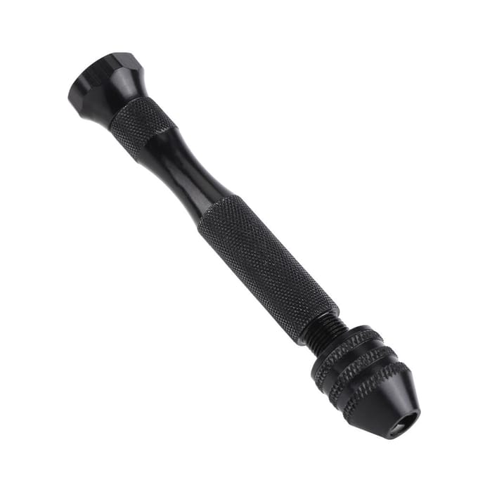 Mini Hand Twist Gatboor Boorgereedschap Voor Hout Olijf Walnoot Plastic Breed Grijpbereik Boorkop black