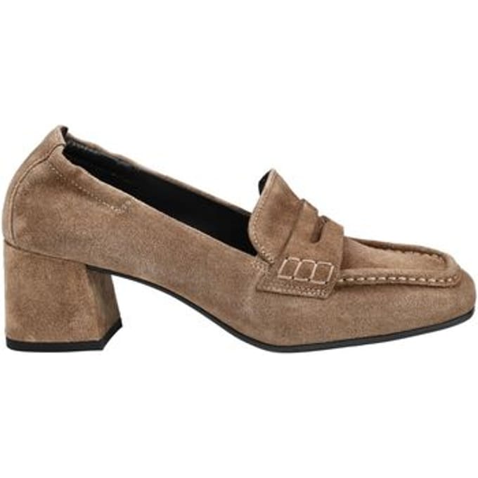 Pump beige soft antelope (Maat - 4, Kleur - Beige)