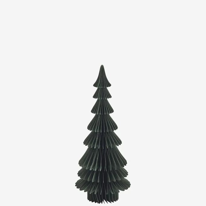 Madam Stoltz - Staande Papieren Kerstboom - Groen - 67 cm