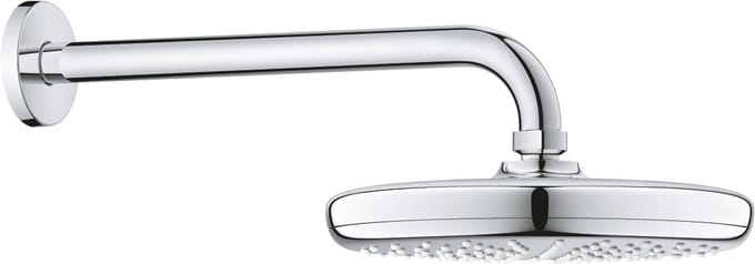Grohe Tempesta - Hoofddouche 21 cm, 1 straalsoort, douchearm 29 cm, chroom 26411000