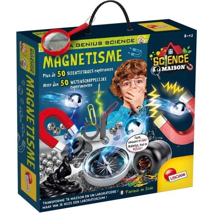 50 expériences de magnétisme - Kit Scientifique - I'M A GENIUS