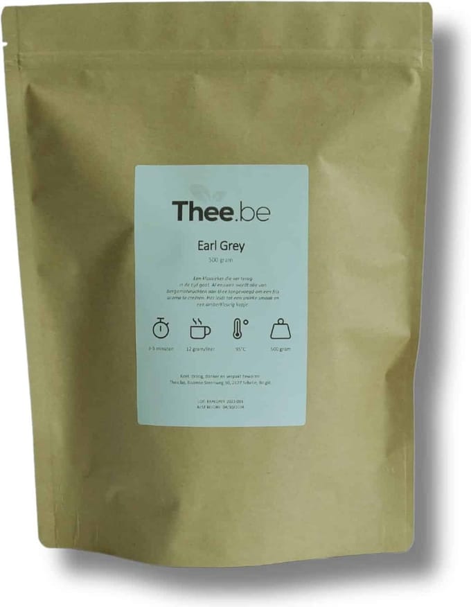 Earl Grey thee – 500 gram losse thee