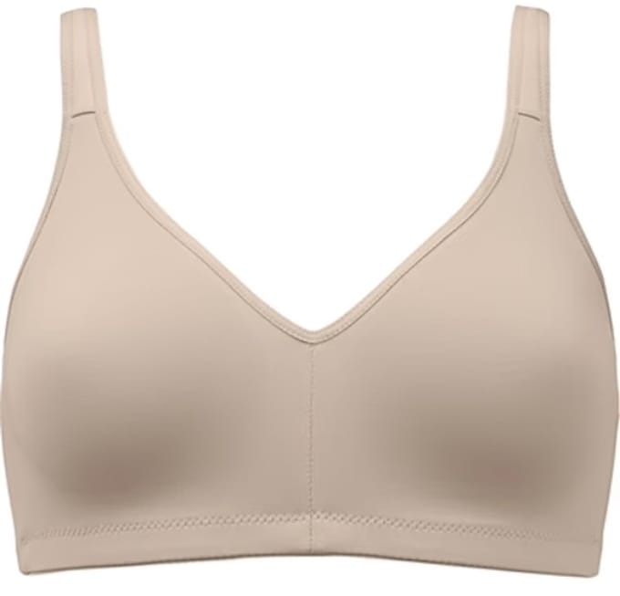Naturana soft BH met elastische cups maat 100 B/C/D beige