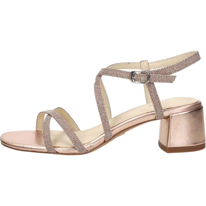 Tamaris Tamaris Sandalen met hak goud Textiel