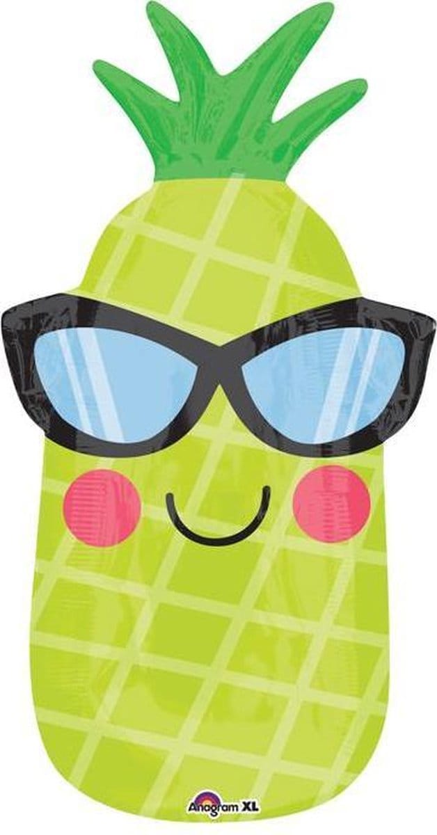 Folieballon fun pineapple JuniorShape