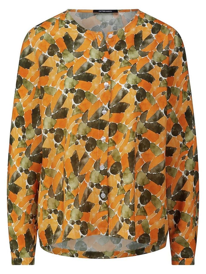 Blouse Van Peter Hahn oranje