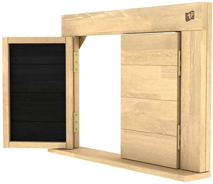 Rolluik voor FSC® houten maisonnette