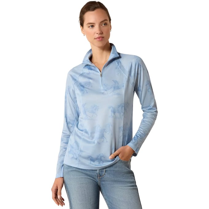 Damestrui met 1/4 rits Ariat Sunstopper 3.0