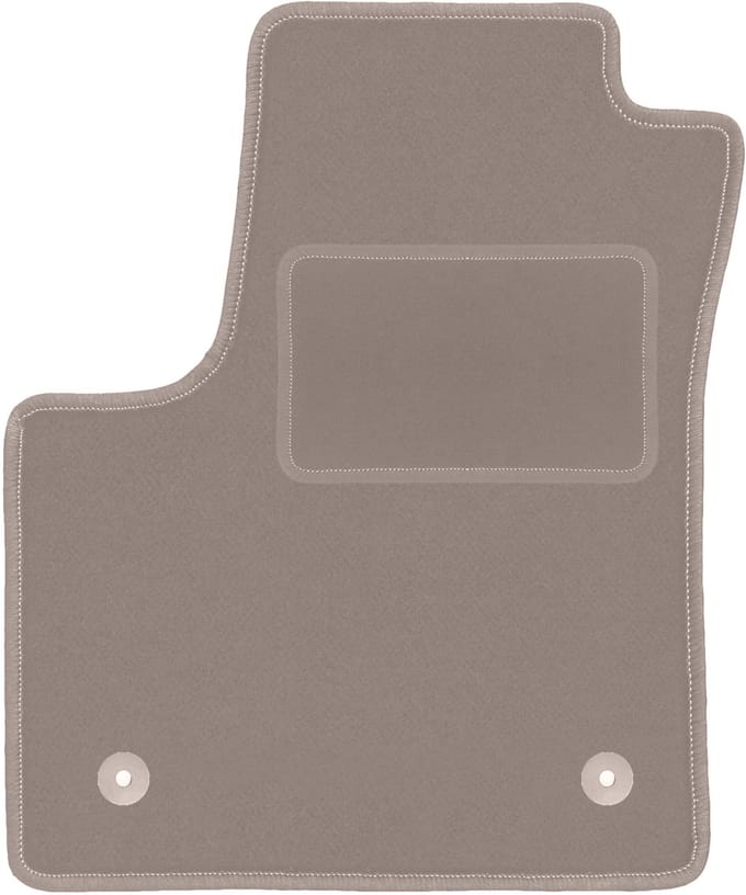 Beige bestuurdersmat voor: Opel Meriva B minivan (2010-2017)