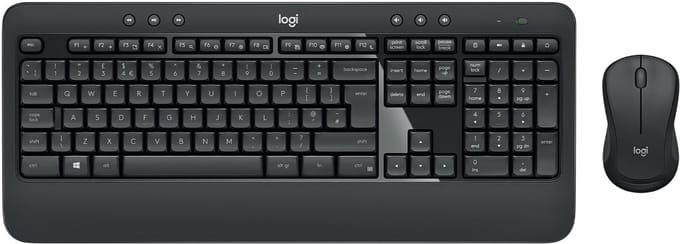 Logitech MK540 Advanced - keyboard and mouse set - Czech - Keyboard and mouse set - Tsjechisch - Zwart