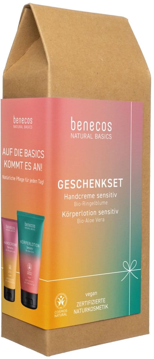 Benecos Vegan Handcrème & Bodylotion Giftset 1ST