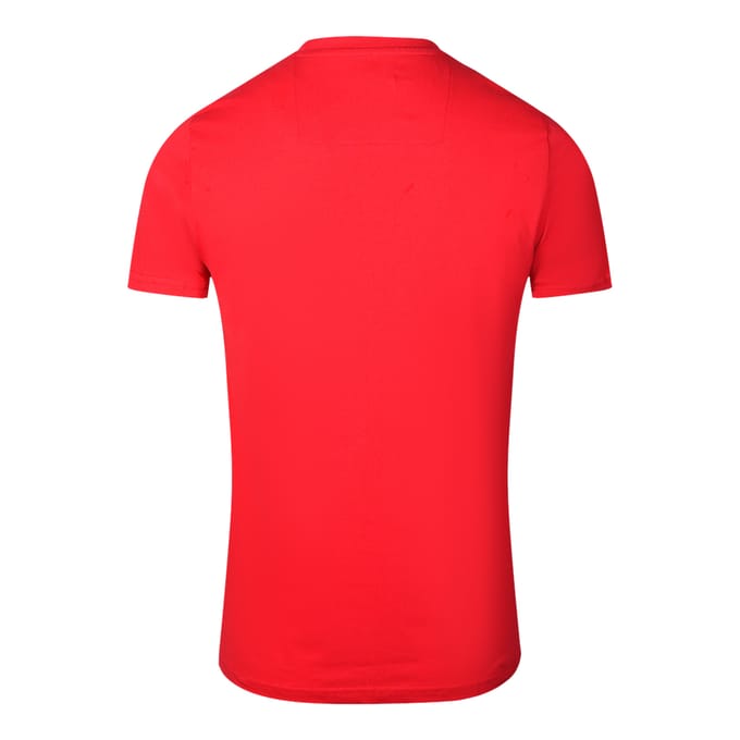 Cavalli Class Box Logo Rode T-Shirt