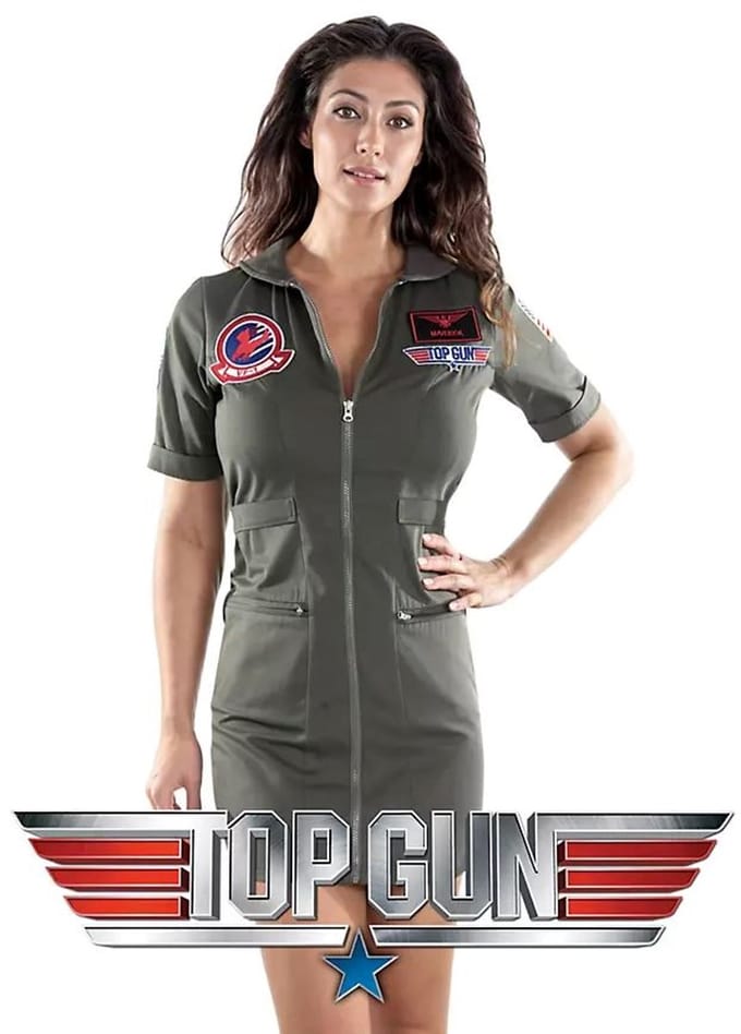 METAMORPH GmbH - Top Gun verkleedjurk voor dames - Medium
