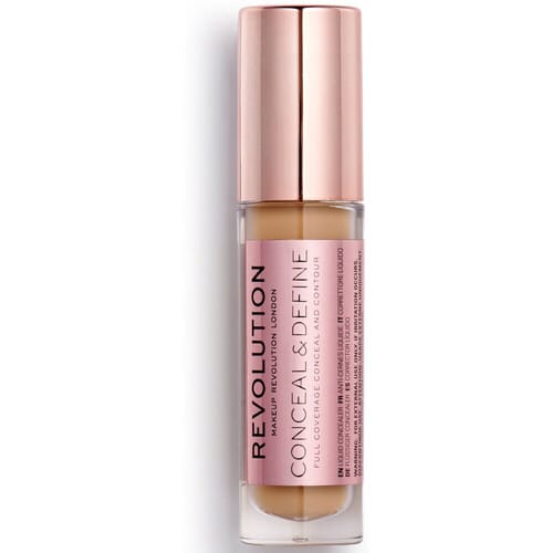 Makeup Revolution Conceal & Define Corrective Liquid Concealer, C 12, 4 g
