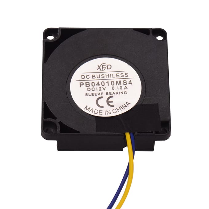 Aibecy 4010 ventilator ventilator 40 * 40 * 10 mm 12 V cc extrudeuse 24V zwart